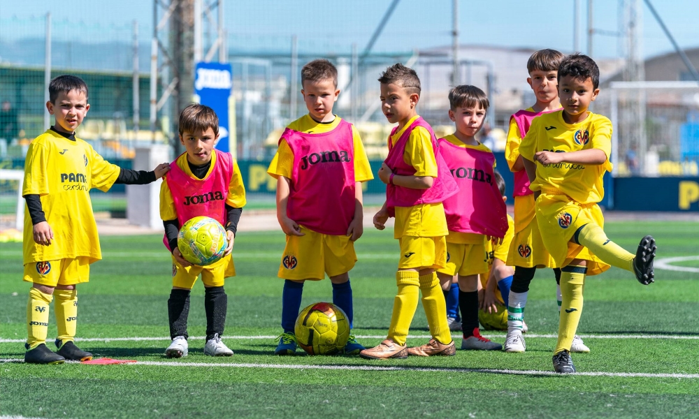 Young players at Villarreal camp